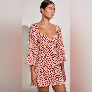 faithfull the brand margherita mini dress NWT Faithfull The Brand Margherita Polkadot Mini Dress
